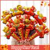 Horse Year Long Stick Holding Balloons 2026 New Year Theme Cute Decorations Atmosphere