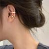 Elegant Diamond Ear Cuff: No-Pierce, Versatile, High-End Earrings for Women