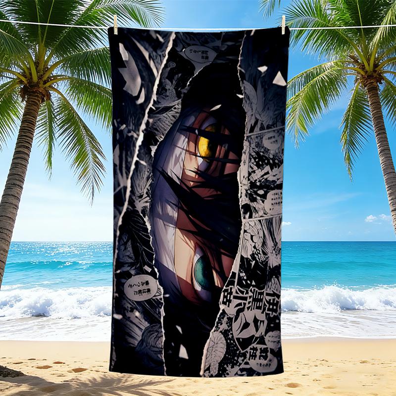 1Pc Dark Hero Unveiled Beach Towel Quick Dry Multiuse For Beach Pool Gym Yoga Home Travel Christmas Halloween Xmas Gift S1275