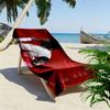 Jeremie Frimpong Print Beach Towel, Large Soft Quick Dry Towel for Beach Camping Swimming