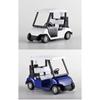 Miniature 1/20 Scale Golf Cart Model Car with Retro Spring Action, Kids' Toy Vehicle for Playroom & Outdoor Fun