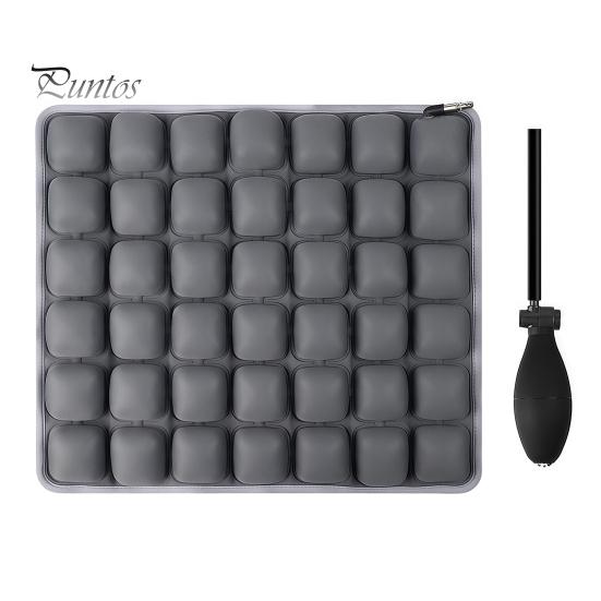 Hip Support Cushion Inflatable Air for Office Chair Portable TPU Seat Pad with Built-in Pump Foldable Travel Camping