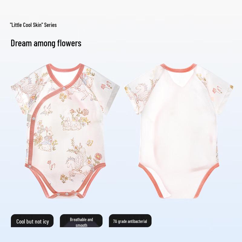 Newborn Summer Mesh Breathable Cotton Bodysuit
