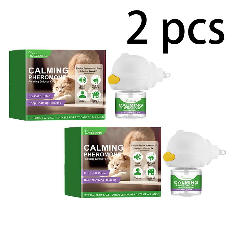 YEGBONG Cat Emotional Care Kit Pet Cat Comfort Calm Rutting Agitation Noise Reduction Care