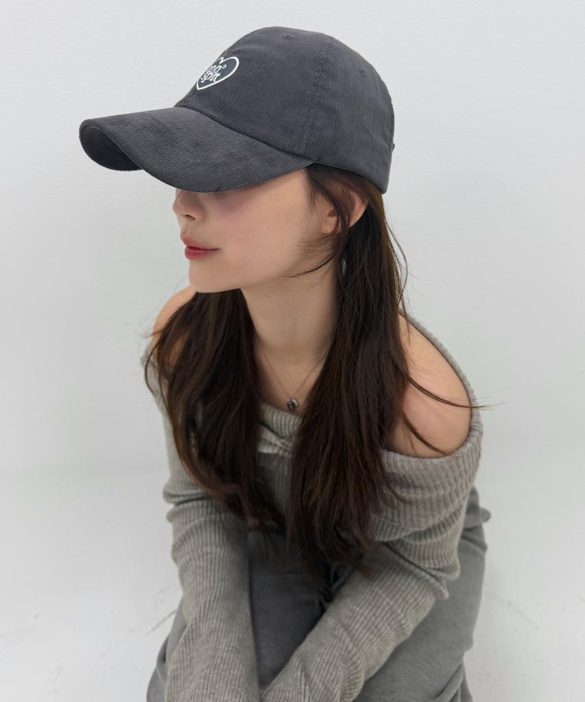 Tueseupis Corduroy Heart Logo Ball Cap [5 Colors]