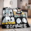 1 Stück Looney Tunes Charaktere Flanell Überwurfdecke Leicht Weich Warm Ganzjahresdecke für Sofa, Bett, Reise, L1029011