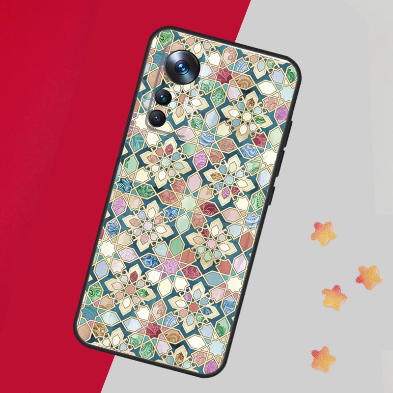 Gedämpfte Marokkanische Mosaikfliesen Für POCO F5 X3 X5 Pro F3 F4 M5s X4 GT Hülle Für Xiaomi 13 14 Pro 11T 12T 13T Pro 12 Lite 12X