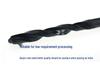 High-Speed Steel Straight Fluted Twist Drill Bit for 1-16 Hole Drilling, Straight Shank