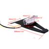 Universal 12V Motorcycle LED Tail Light Rear Fender Stop Brake Lights License Plate Light Bracket Holder For Dirt Bike Motorbike