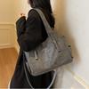 Women Retro Soft Leather Tote Bag Large Capacity Shoulder Handbag Vintage Multi-Pocket Work Shopping Crossdbody Bags