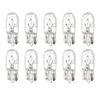 10 X Signal Lamp Glass T10 W5W 501 194 12V 5W/3W W2.1x9.5d Single Filament Car Bulb Auto Light