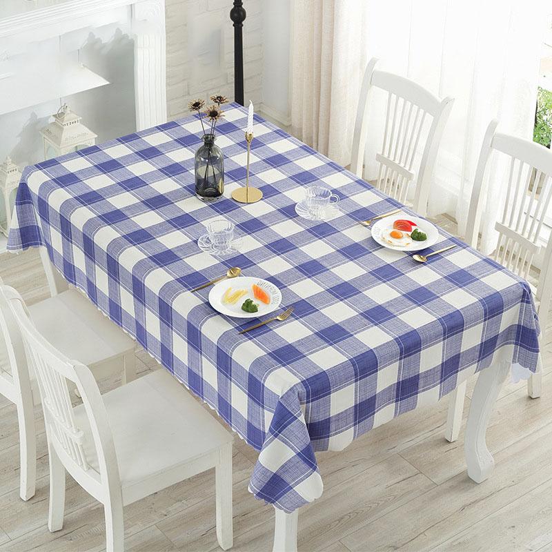 Vattentät Oljebeständig PVC-duk Bordskydd Dekorativ Matsalsbordsöverdrag för Hemmet Lättskött Tvättbar Bordsmatta