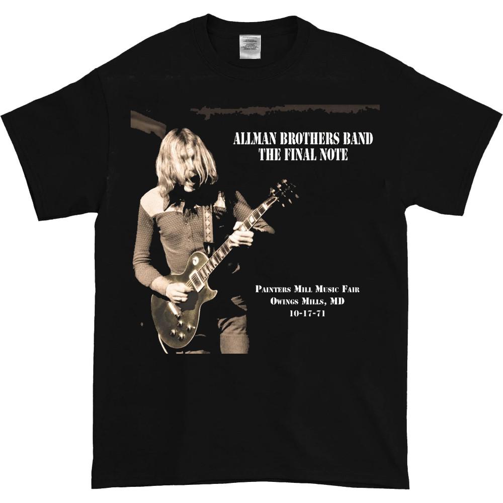 The Allman Brothers cotton black t-shirt All sizes Unisex T-Shirt M
