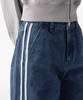 MUSINSA STANDARD WOMAN Women'S Wide Track Denim Pants [Medium Indigo]