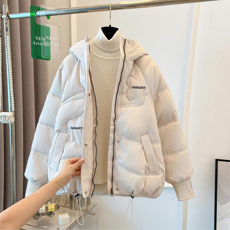 

Больше. Новая куртка в западном стиле с хлопковой подкладкой, короткое пальто большого размера, утепленное пальто в сезон дождей. M