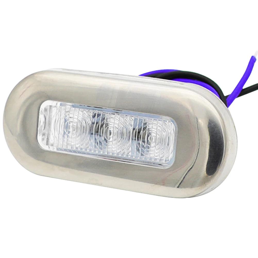 Yacht Cabin Deck Lamp Waterproof Marine Boat Transom LED Stern Light 3LED LED Tail Lamp Boat Indicator Lamp Boat Yacht Accessory