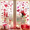 Christmas Decorations, Static Cling Stickers, Creating A Festive Atmosphere Scene, Glass Door Stickers
