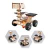Creative Diy Handmade Solar Powered Lunar Rover Model Toy Children'S Wooden Teaching Tool Technology Small Maker Puzzle Toy
