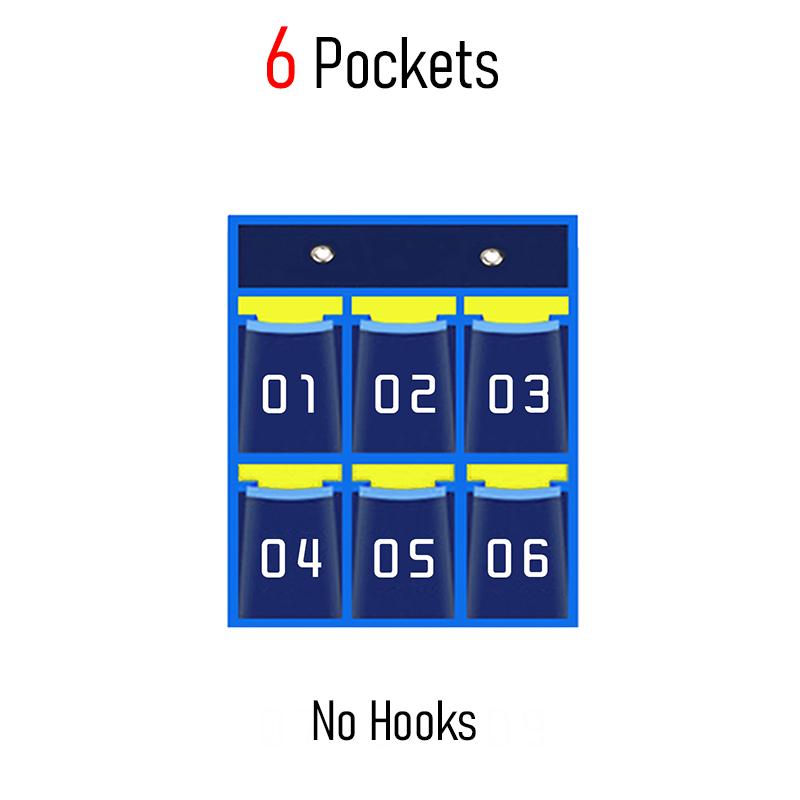 

Classroom Mobile Cell Phone Storage Hanging Bag Portable Numbered 6-60 Pocket Hook School Wall Door Decor Storage Organizer