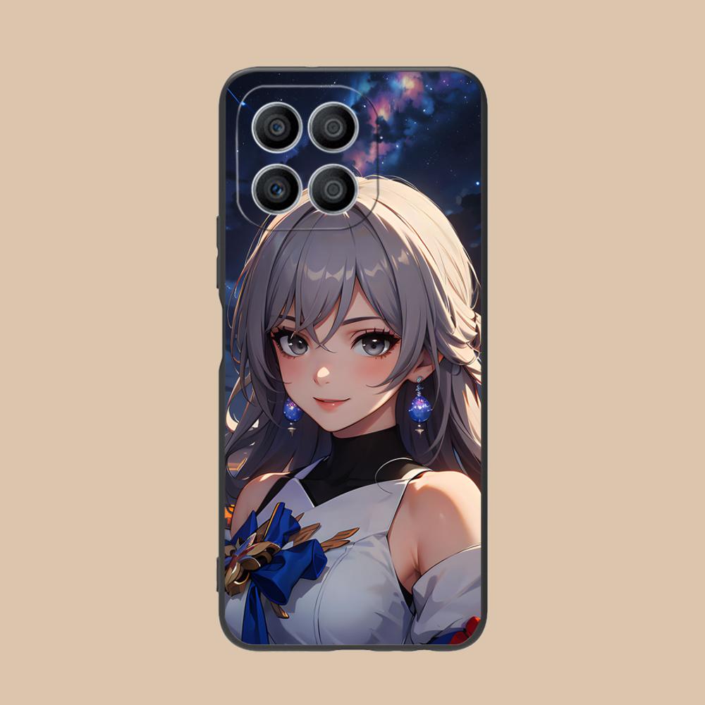 HSR Bronya Mattes TPU Handyhülle für Honor 90 80 70 60 50 30 20 10 9 8 7 Pro S SE Lite 5G Bunte Druckabdeckung
