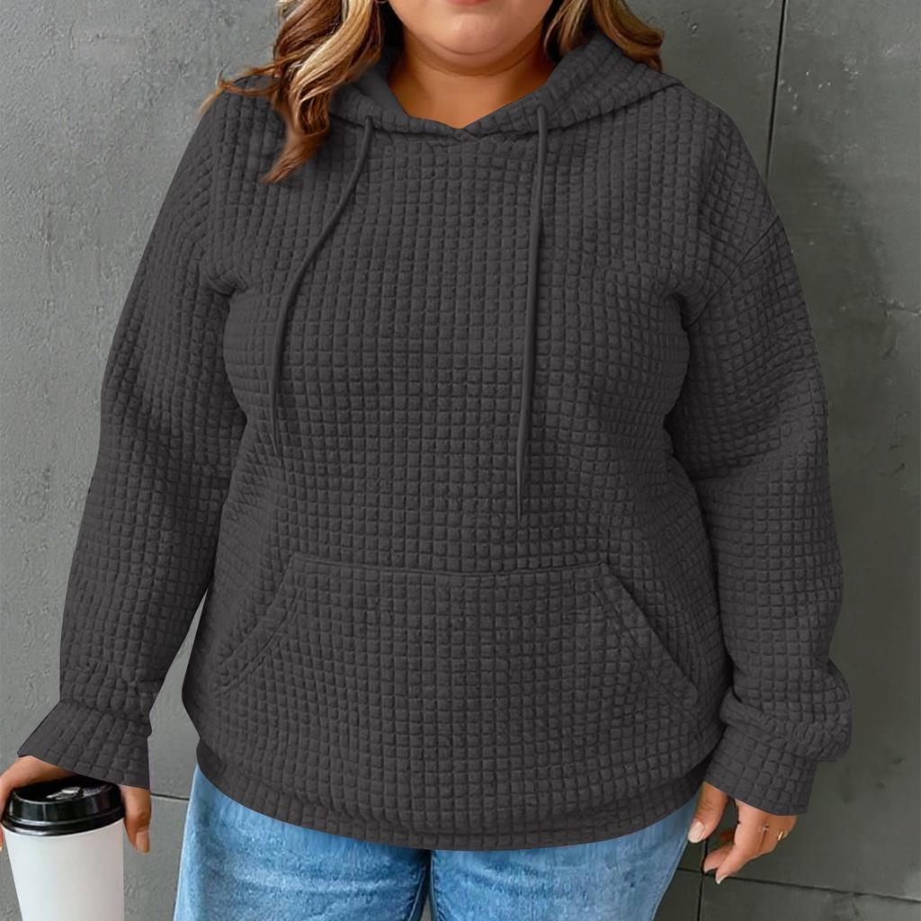 Women's Hoodies Long Sleeve Casual Drawstring Sweatshirts Pullover Pockets Tops