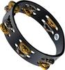 Tambourine Meinl Percussion Compact Wood Nickel Steel Brass Jingles CTA2M-BK