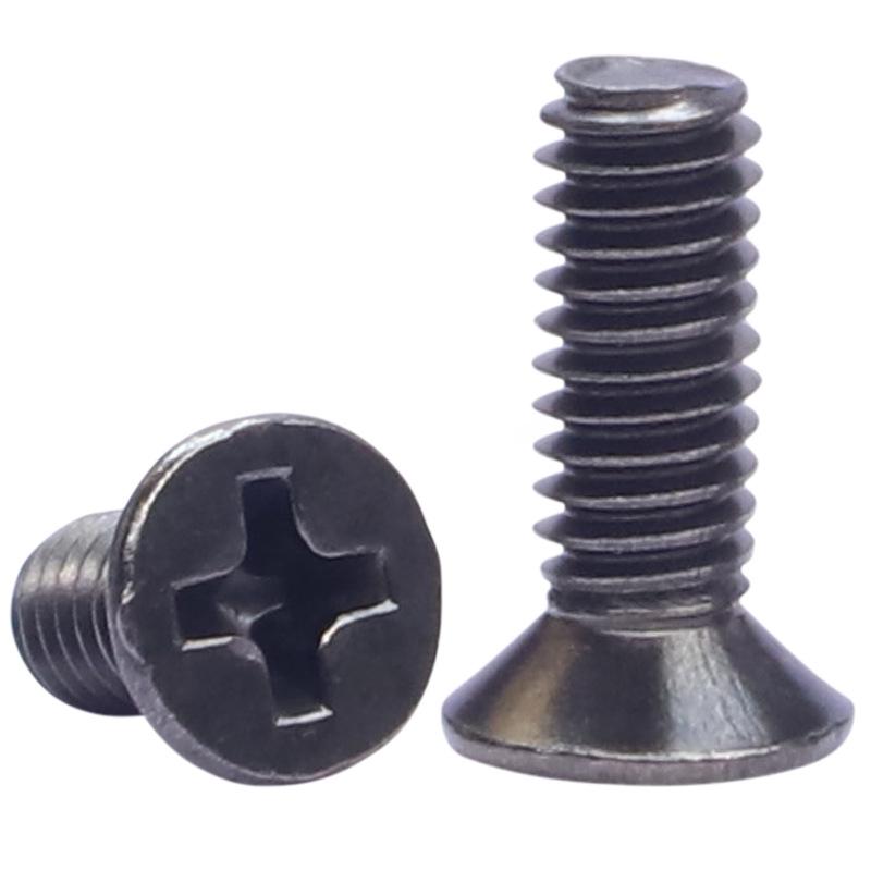 Flachkopf-Maschinenschrauben aus vernickeltem Kohlenstoffstahl - M2/M2.5/M3/M4