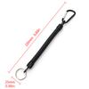 1 Pcs Fishing Tools Anti-Lost Lanyard Telescopic Elastic Retention Rope Safety Spring Lanyard Rope Key Ring Chain Accessories