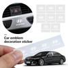 For Hyundai Car Interior Badge Exterior Decoration Sticker Decal Genesis Azera GDI I10 I20 I30 I40 Ix20 Ix35 Accent Elantra R9