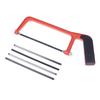 DIY Woodworking Tool, Household Use6 Inch Mini Hacksaw with 5 Saw Blades - Adjustable Hand Saw for Wood & Metal Cutting
