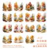 6 styles 30 pcs Twilight forest Series sticker Decorative Diy Diary Album Scrapbooking Material Junk Journal Supplies