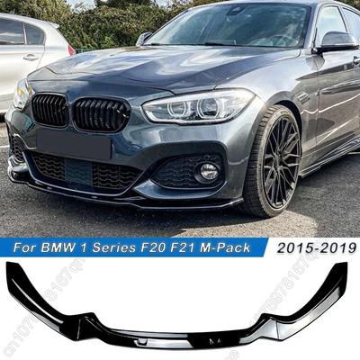 For 1 Series F20 F21 118i 120i M135i M140i LCI 2015-2019 M-Pack Car Front Bumper Lip Splitter Diffuser Body Kit Spoiler Lcqm29