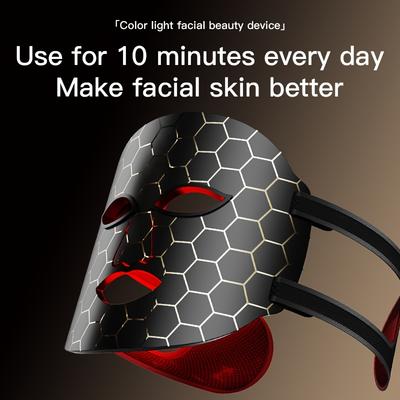 Beauty Device with 7 Color Lights for Facial Skincare, Portable And Newly Launched, Lightweight with a Strap Design.