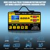 Voltage Temperature Detection Automatic Stop 12V 24V 600A EU/US Plug Intelligent Pulse Repair Car Battery Charger Digital LCD Display