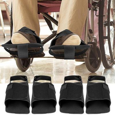 1 Stück Rollstuhl Schuhhalter Gürtel Schwarz Fixiergurt Für Füße Altenpflege Zubehör Schuhablage Rollstühle