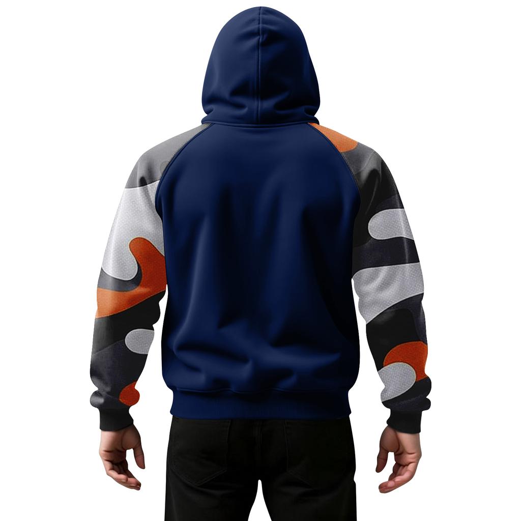 Men's Camouflage Sweatshirt Hoodie Men's Sports Large Size Casual Sweatshirt
