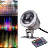 RGB Fountain Light 10W LED Spotlight Decorative Lighting Aquarium Lamp  Pool