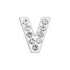 High Quality Bling Rhinestone Slide Letter Charms Stainless Steel with 10mm Hole for Pet Collars for Dogs A-Z 26 Letters