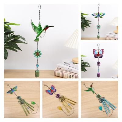 Εξαιρετικό Windbell Crisp Sound Ζωηρό Hummingbird Wind Chimes Κρεμαστό ντεκόρ κήπου