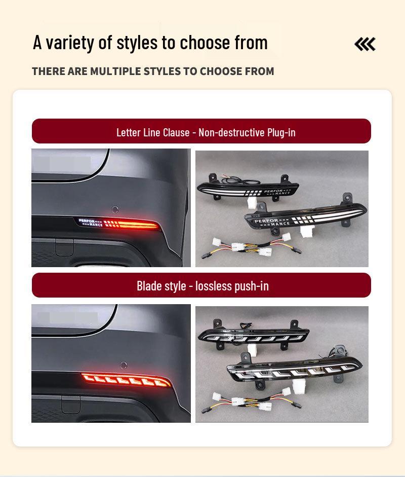 Chery Fengyun T9 (2024-2025) Rear LED Brake Lights & Sequential Turn Signals