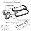 Fishing Tool Hook Magnet Buckle Fly Fishing Magnetic Net Release Hanging Holder Fishing Clip Carabiners Magnet Buckle