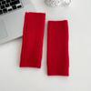 Winter Warm Gloves Knitted Mittens Soft Warm Fingerless Gloves Women Fashion Solid Color Half Finger Gloves Winter Accessories