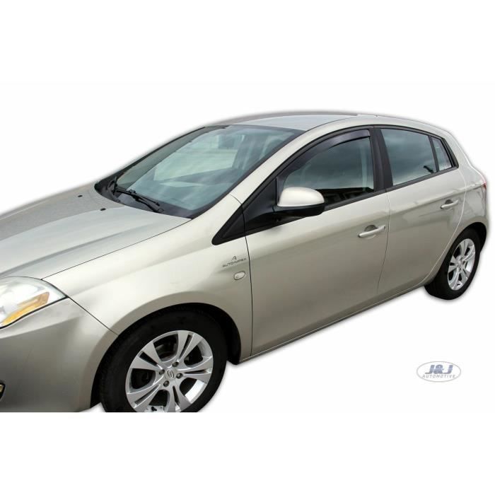 J&amp;J AUTOMOTIVE | Heko Deflecteurs d'air Déflecteurs de Vent Pour Fiat Bravo 5P 2009-2017