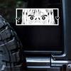 Shy anime girl with love eyes decal,jdm style japanese anime style high quality for windows,For a Unique look!