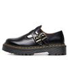 New Mary Jane Shoes Leather Low-top Small Leather Shoes Women's Medium and Platform Soles Fashion Student Leisure College