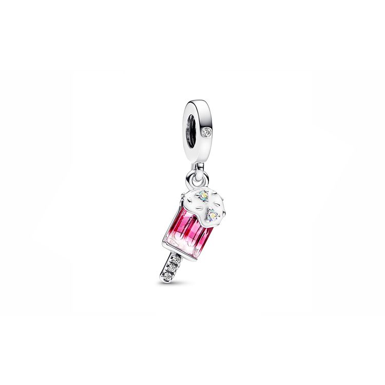 Pandora Pink Ice Cream Charm Women Charm 792597C01 Box