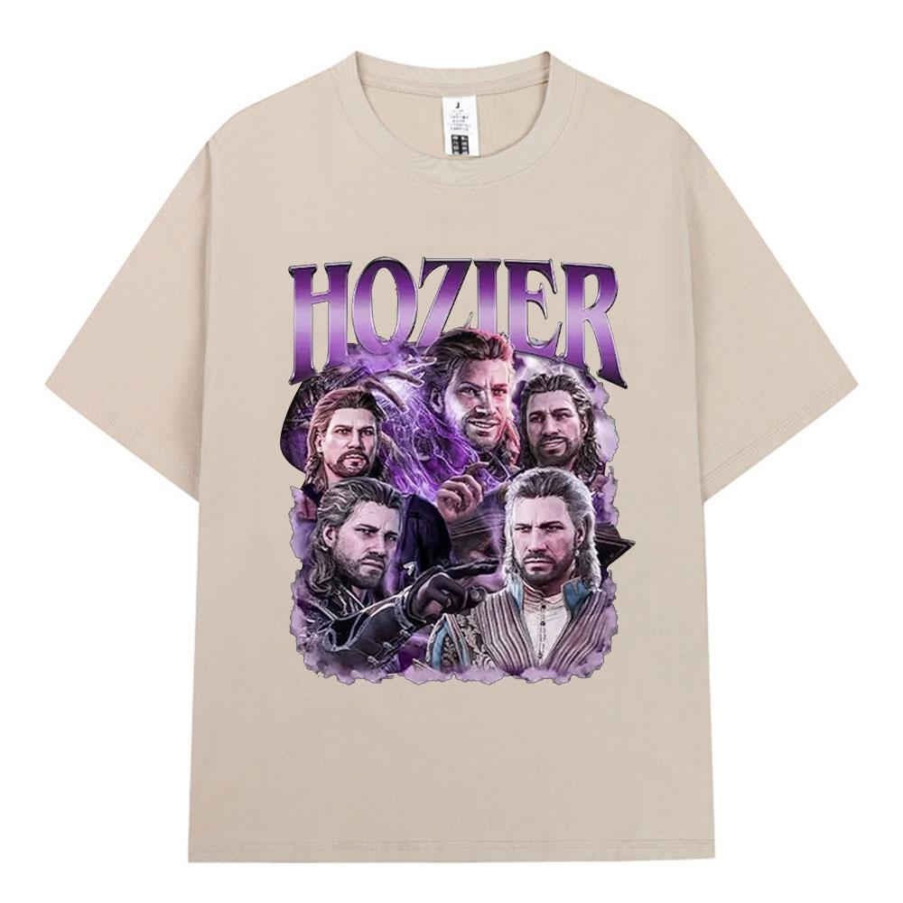 Hozier Funny Meme Gale Baldurs Gate 3 Graphic T Shirt Men Hip Hop Harajuku Short Sleeve T-shirt Cotton Casual Oversized T-shirts