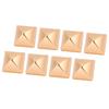 20 Sets Square Pointed Screw Rivets Set Zinc Alloy Pyramid Punk Leather Goods Bags Repair Kits for Binding 15mm