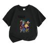 Kids Boys Girls 100% Cotton Crew Neck Short Sleeve T-Shirt, Cute Cartoon Superhero Group Print Casual Soft Tee for Toddler Children Daily Wear Top