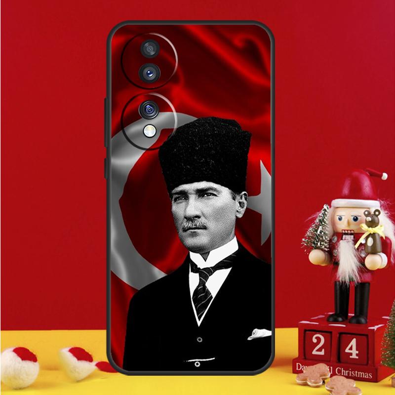 Mustafa Kemal Ataturk Case For Honor Magic V5 5 6 7 Pro Honor X9b X9c X9a X8a X8b X7a 50 70 90 200 400 Lite Cover